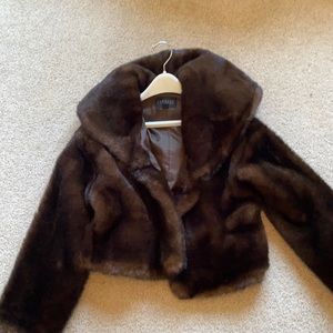 Faux fur jacket